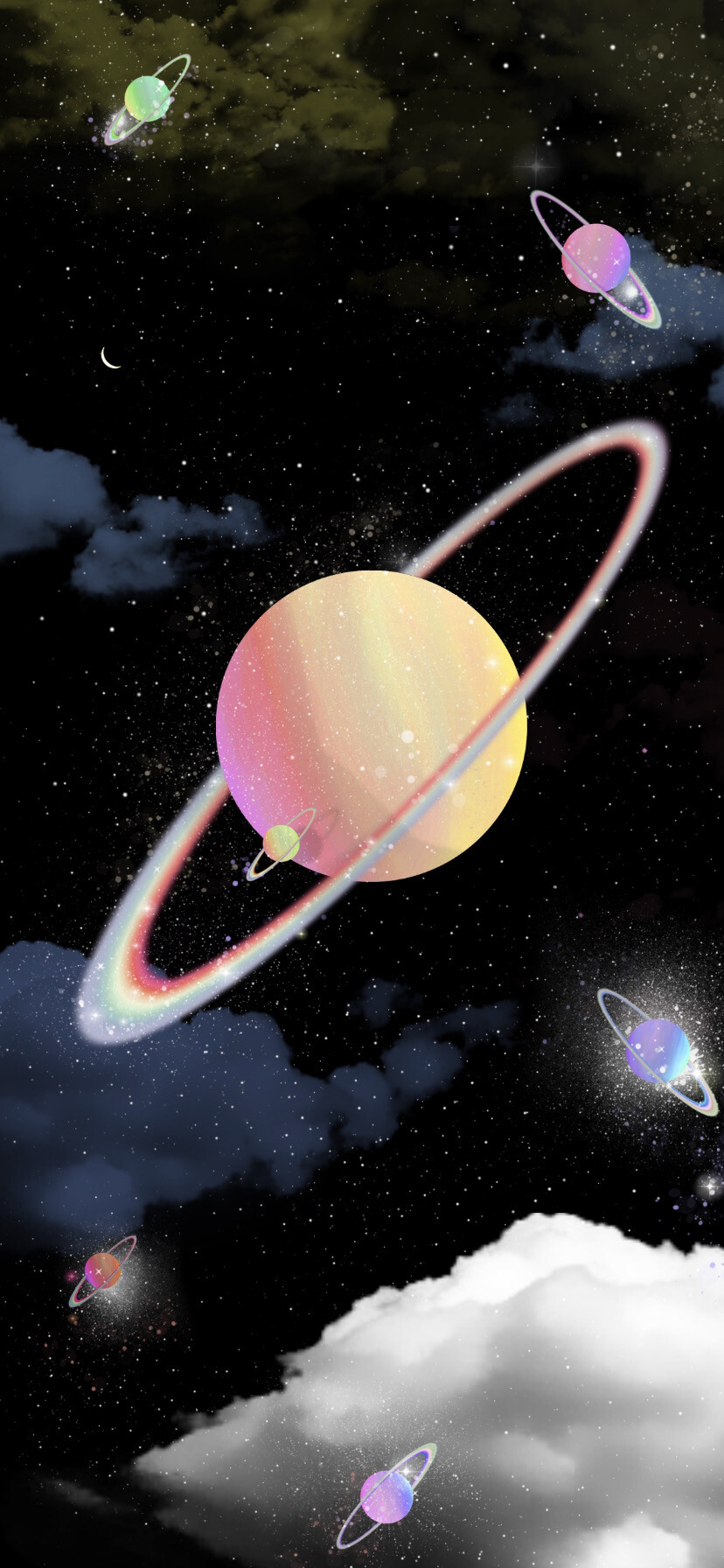 星空与星球 点亮你的手机壁纸宇宙